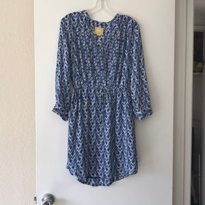 Anthropologie Maeve blue dress